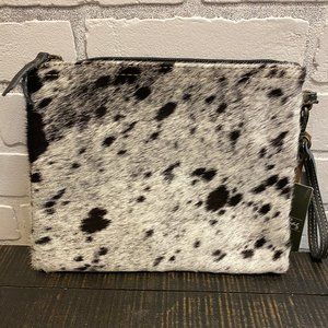 HAIRON AND LEATHER BAG